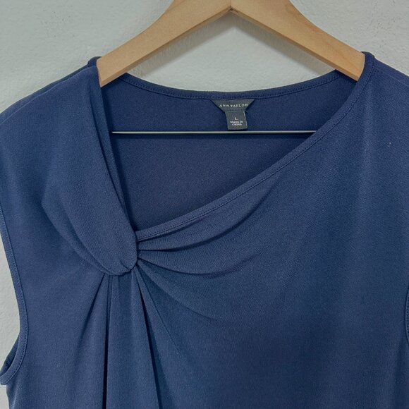 Ann Taylor Knot Top Tank Top Size L - Picture 2 of 3